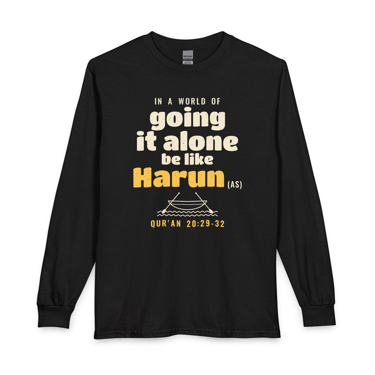 Be Like Harun (AS) Long Sleeve Shirt in Black – AdabStars