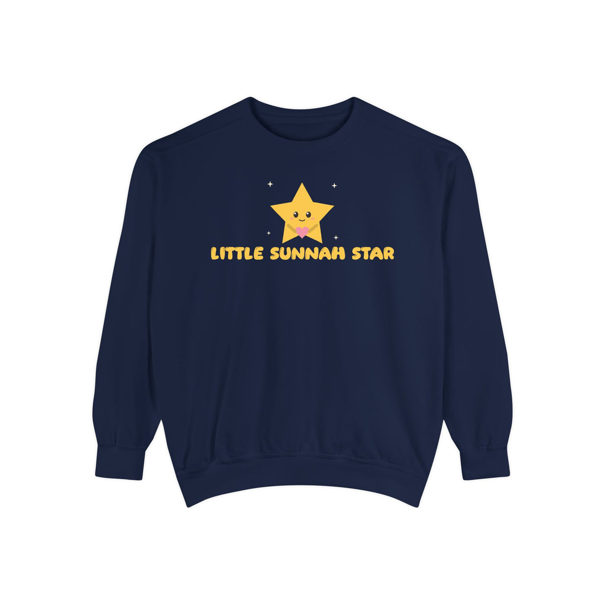 Little Sunnah Star Islamic Premium Sweatshirt in True Navy – AdabStars
