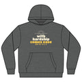 With Hardship Comes Ease Kids Hoodie | Surah Ash-Sharh Qur'an 94:5-6 on the Back Islamic Reminder | AdabStars
