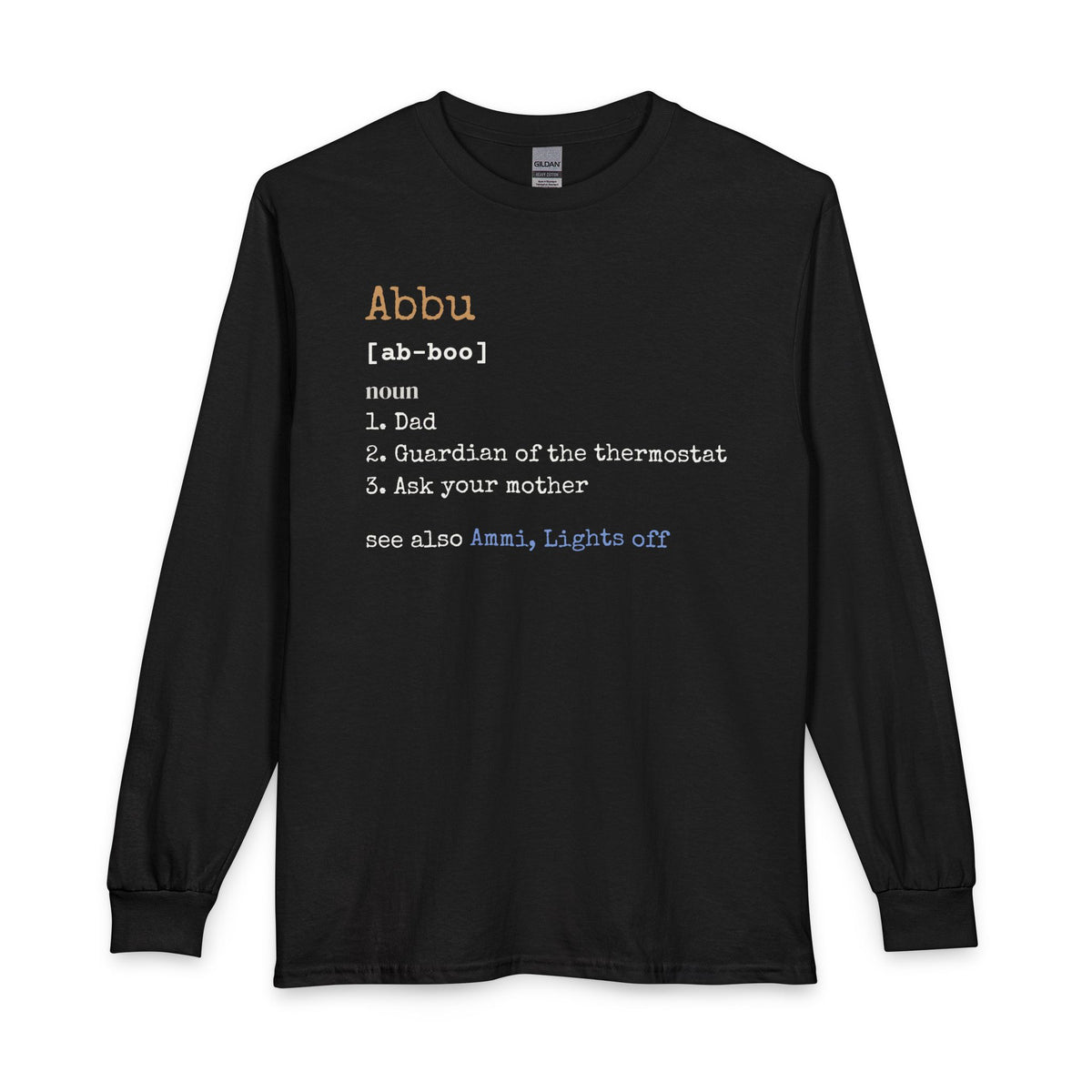 Abbu Definition Islamic Long Sleeve Shirt in Black – AdabStars
