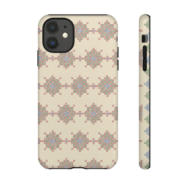 Tatreez Pastel Qamar Tough Case for iPhone – Taqwa Arts