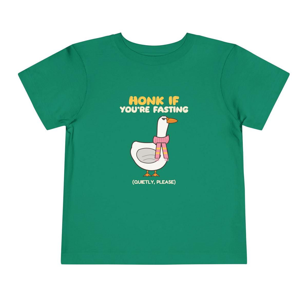 Honk If You're Fasting Toddler T-Shirt in Kelly – AdabStars