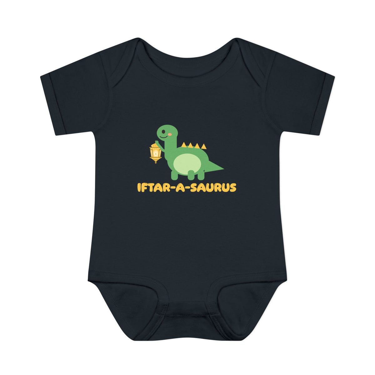 Iftar-A-Saurus Ramadan Baby Bodysuit in Black – AdabStars