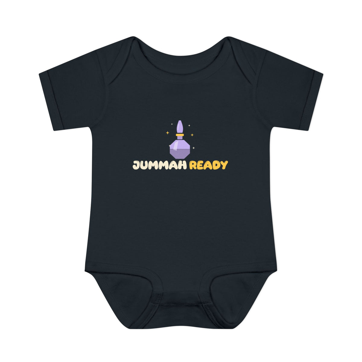 Jummah Ready Islamic Baby Bodysuit in Black – AdabStars