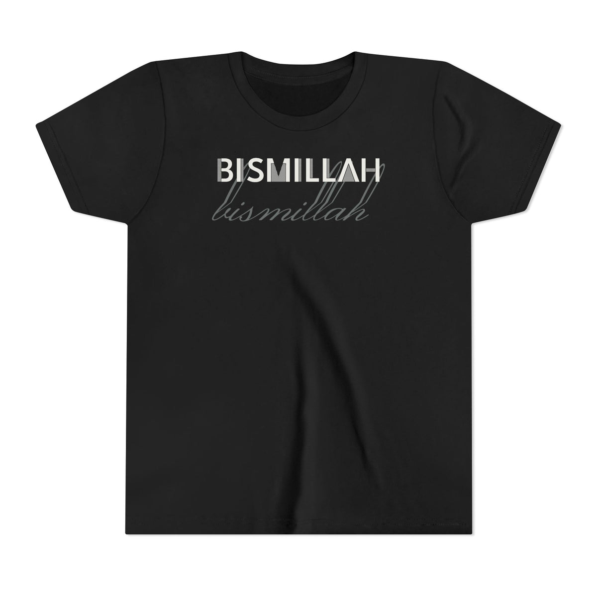 Bismillah Islamic Kids T-Shirt in Black – AdabStars