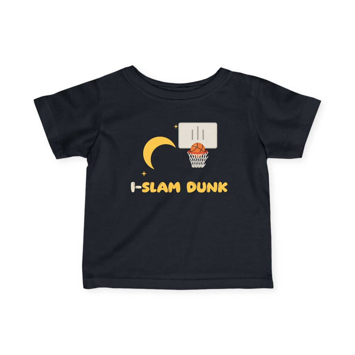 I Slam Dunk Muslim Baby T-Shirt in Black – AdabStars