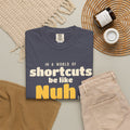 Be Like Nuh (AS) Heavyweight Tee | Prophet Nuh (Noah) Perseverance Story, Qur'an 71:5-7 on the Back | AdabStars