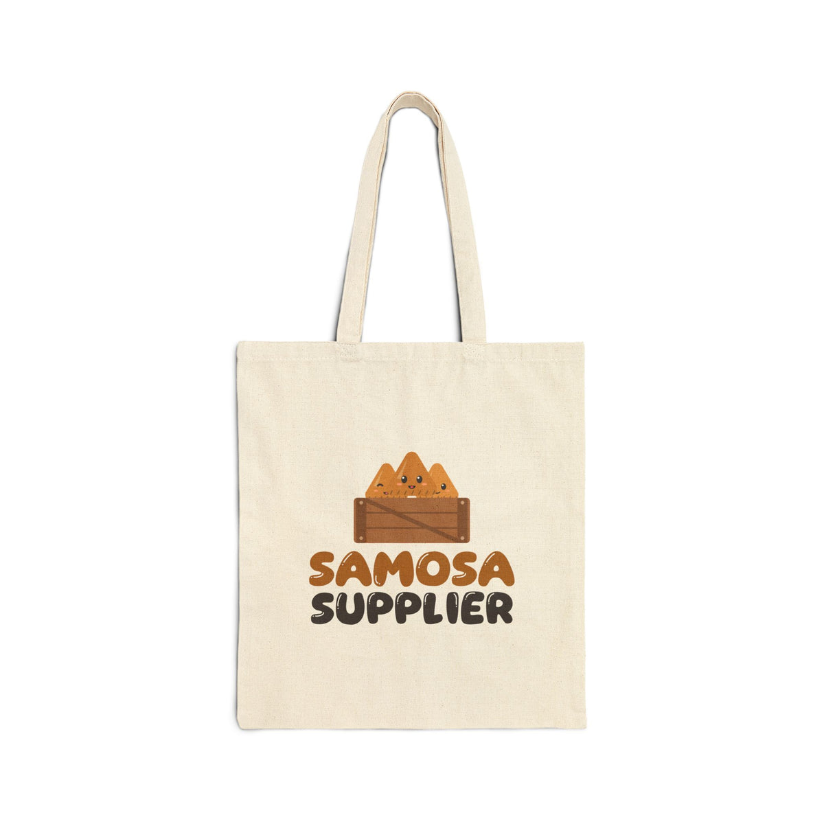 Samosa Supplier Canvas Tote Bag in Natural, double-sided print – AdabStars