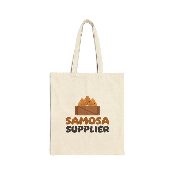 Samosa Supplier Canvas Tote Bag in Natural, double-sided print – AdabStars