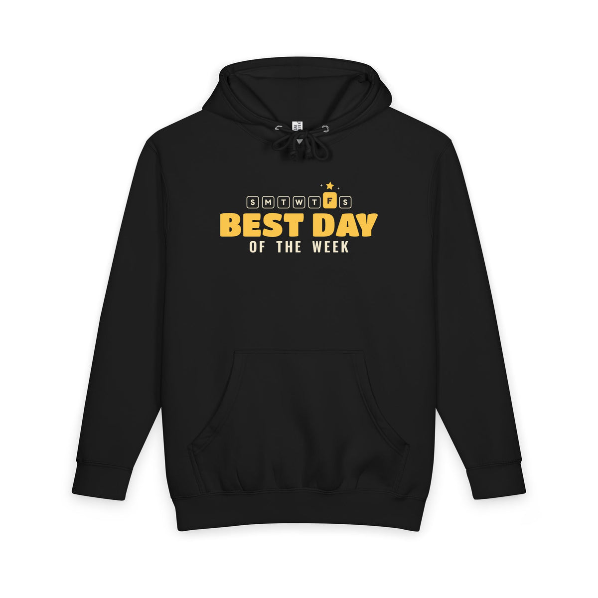 Best Day of the Week Islamic Heavyweight Premium Heavyweight Hoodie in Black – AdabStars