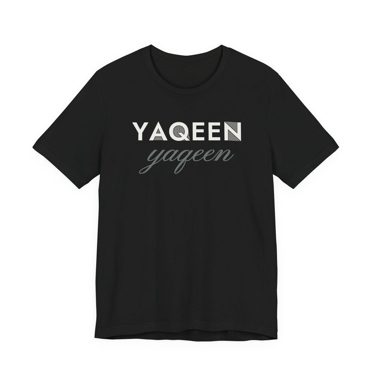Yaqeen Islamic Shirt | Islamic Certainty Modest Streetwear Ramadan Men Women | AdabStars Islamic Apparel