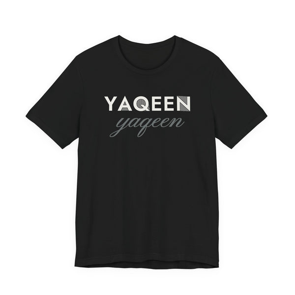 Yaqeen Islamic Shirt | Islamic Certainty Modest Streetwear Ramadan Men Women | AdabStars Islamic Apparel