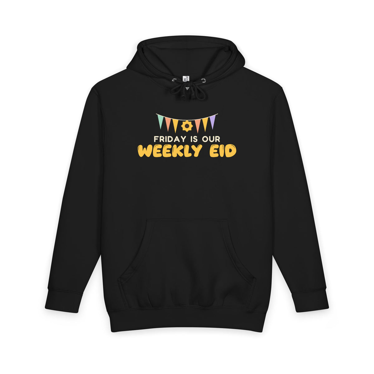 Friday Is Our Weekly Eid Heavyweight Premium Heavyweight Hoodie in Black – AdabStars