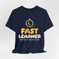 Fast Learner Ramadan Shirt | Ramadan Kids First Fasting Pun Stopwatch | AdabStars Islamic Kids Apparel