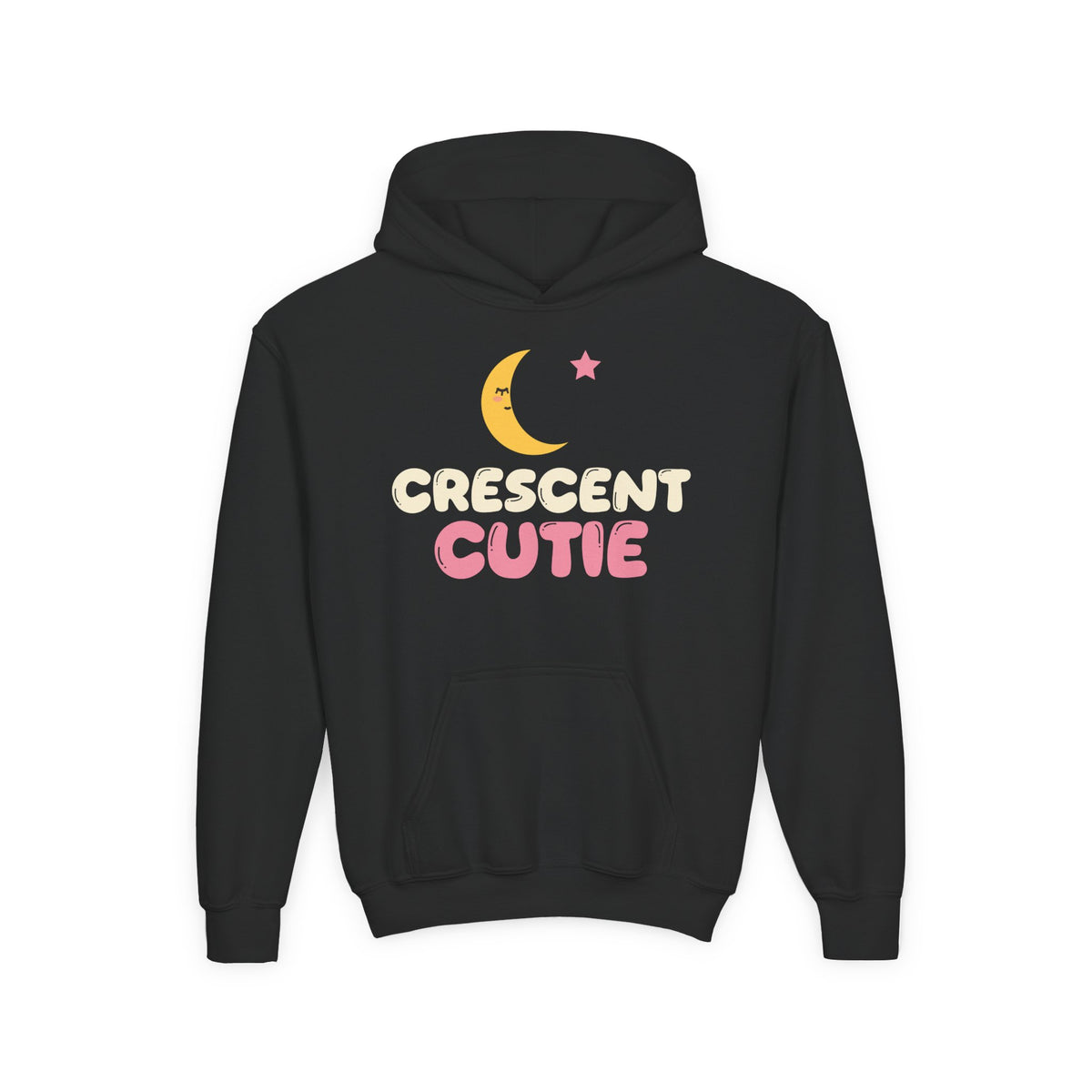 Crescent Cutie Ramadan Kids Hoodie | Ramadan Kids Moon Star Cute Eid Little One | AdabStars Islamic Kids Apparel