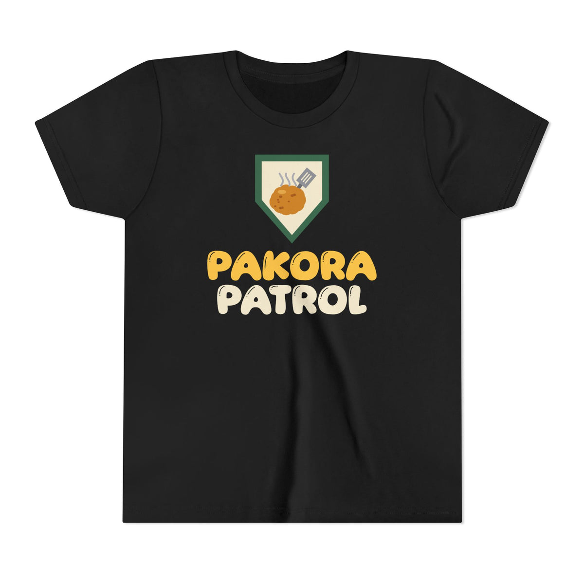 Pakora Patrol Ramadan Kids Tee | Ramadan Iftar Kids Desi Food Fried Squad | AdabStars Islamic Kids Apparel