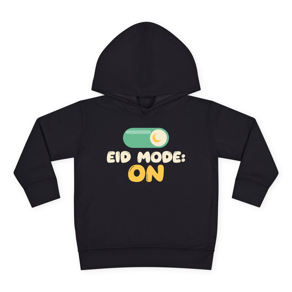 Eid Mode: On Toddler Hoodie in Black – AdabStars