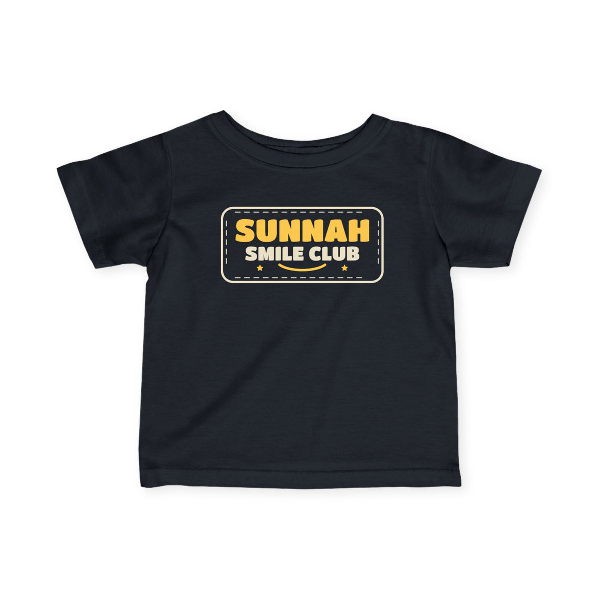 Sunnah Smile Club Islamic Baby T-Shirt in Black – AdabStars