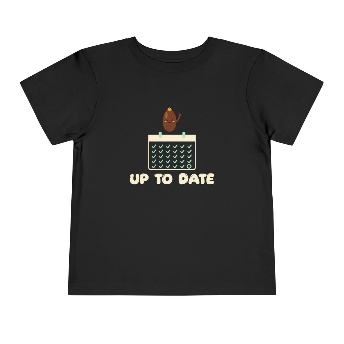 Up To Date Ramadan Toddler Tee | Ramadan Kids Calendar Countdown Fruit Pun | AdabStars Islamic Kids Apparel