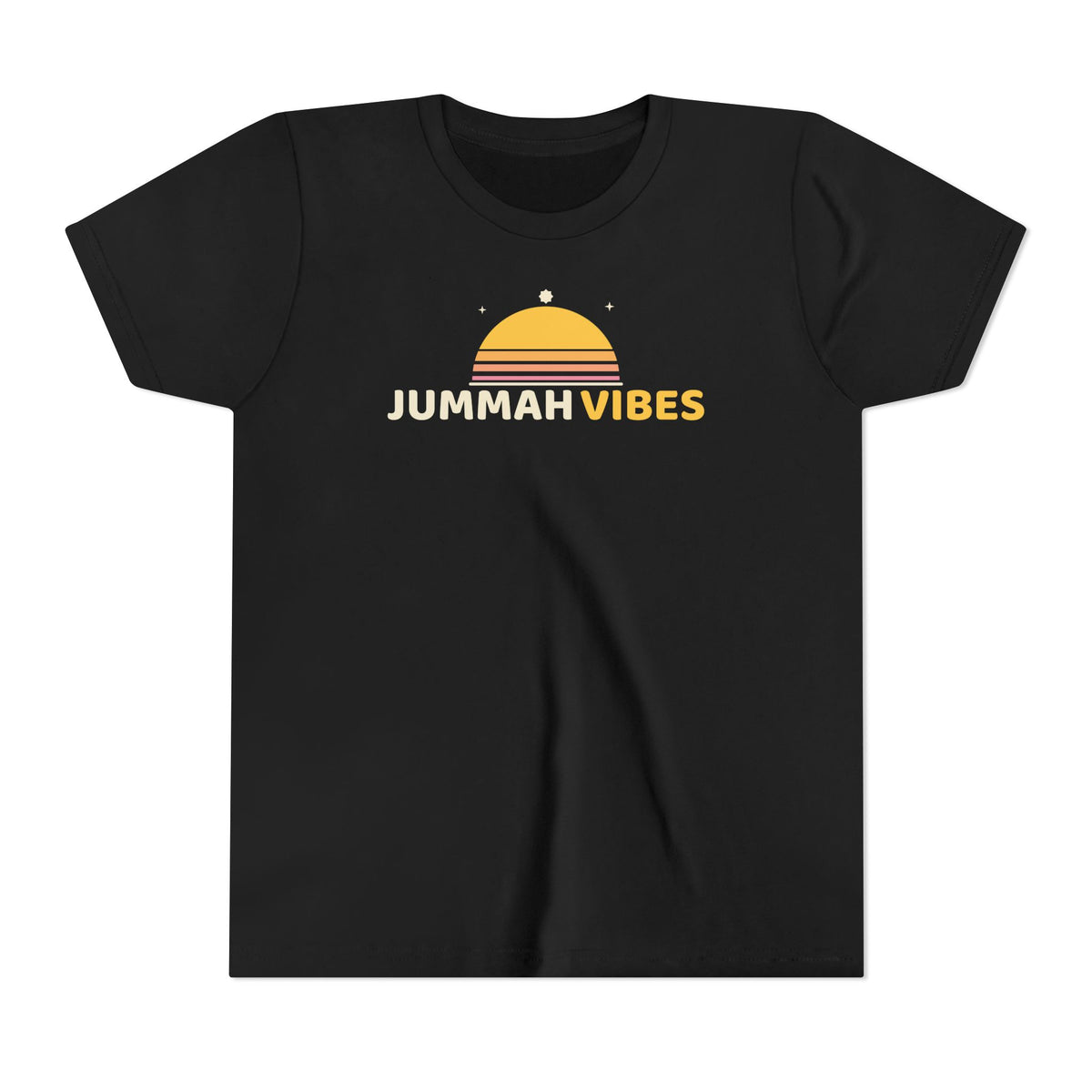 Jummah Vibes Islamic Kids T-Shirt in Black – AdabStars