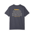 Be Like Yunus (AS) Heavyweight Tee | Prophet Yunus (Jonah) Hope Story, Qur'an 21:87-88 on the Back | AdabStars