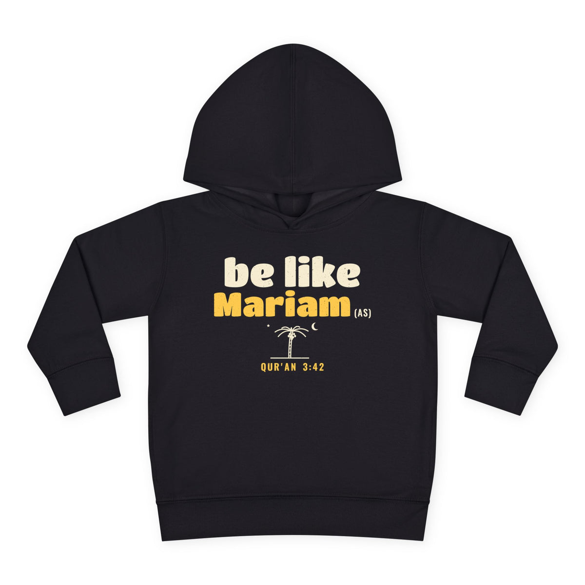 Be Like Mariam (AS) Toddler Hoodie in Black – AdabStars