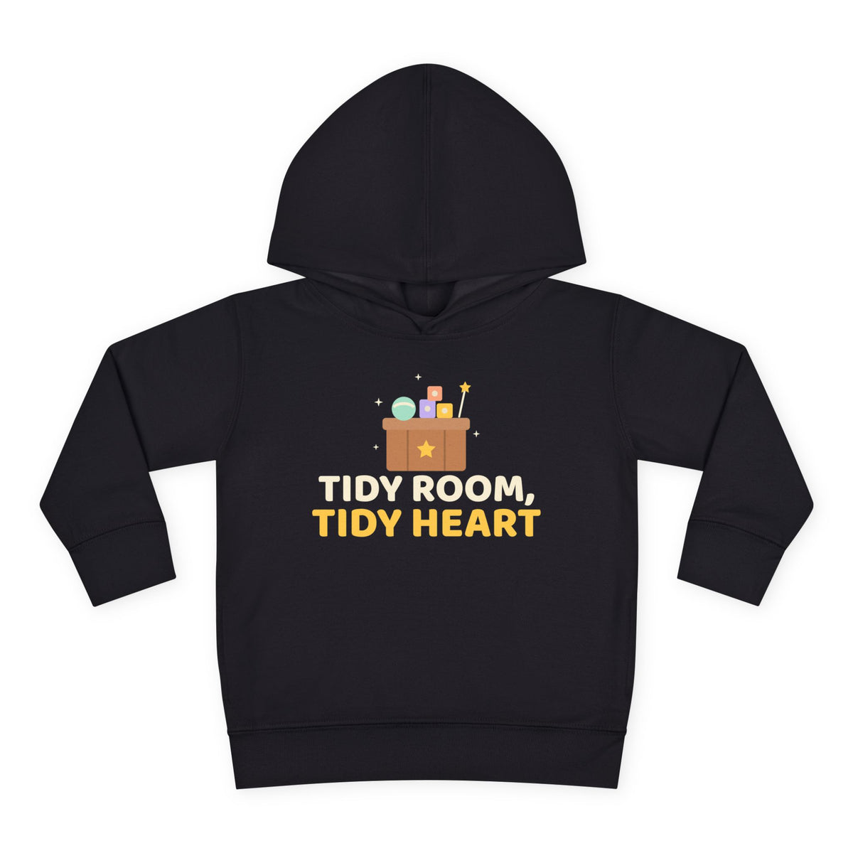 Tidy Room Tidy Heart Islamic Toddler Hoodie in Black – AdabStars