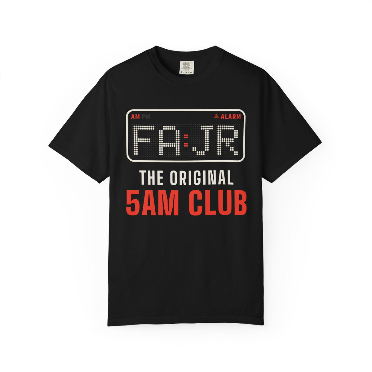 Fajr: The Original 5AM Club Islamic Heavyweight T-Shirt in Black – AdabStars
