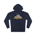 With Hardship Comes Ease Hoodie | Surah Ash-Sharh Qur'an 94:5-6 on the Back Islamic Reminder | AdabStars