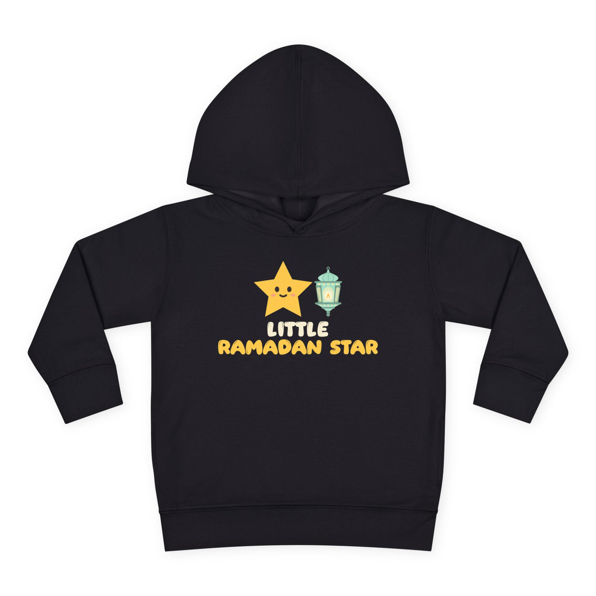 Little Ramadan Star Ramadan Toddler Hoodie in Black – AdabStars