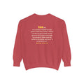 Be Like Isa (AS) Sweatshirt | Prophet Isa (Jesus) Gentleness Story, Qur'an 19:30-32 on the Back | AdabStars