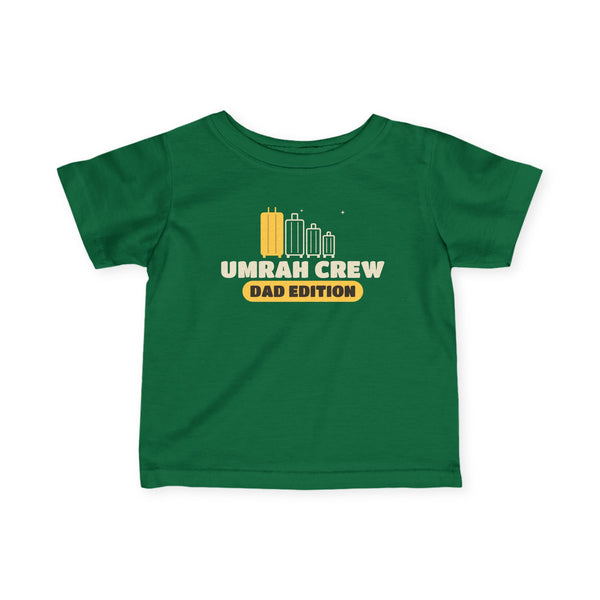 Umrah Crew Dad Edition Baby T-Shirt in Kelly – AdabStars