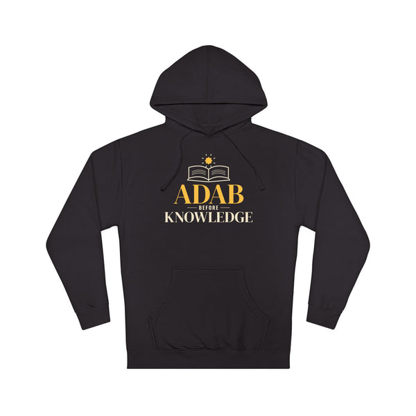 Adab Before Knowledge Hoodie in Black – AdabStars