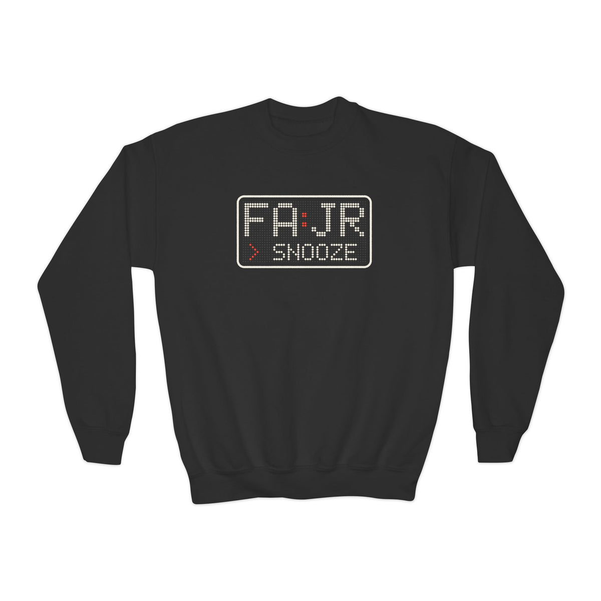 Fajr > Snooze Islamic Kids Sweatshirt in Black – AdabStars
