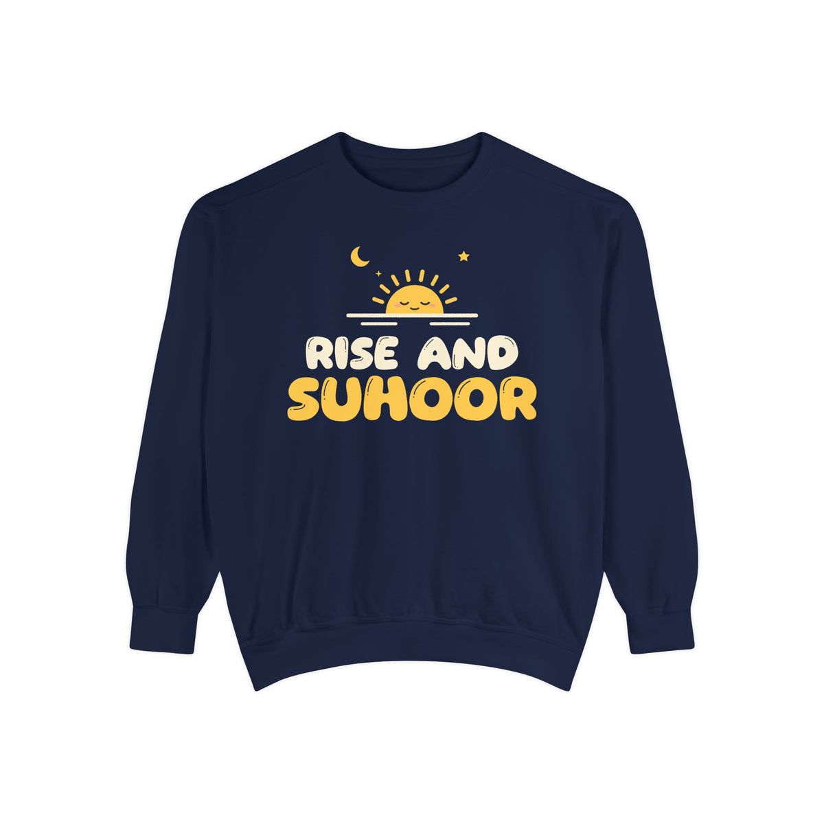 Rise And Suhoor Sweatshirt | Ramadan Kids Pre Dawn Meal Sunrise Pun | AdabStars Islamic Kids Apparel