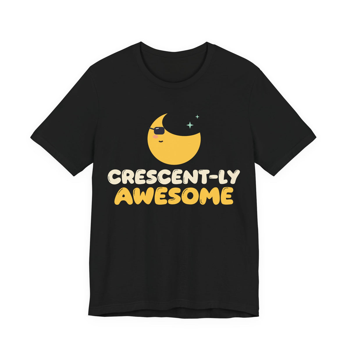 Crescent-ly Awesome Ramadan Shirt | Crescently Awesome Ramadan Eid Kids Cool Moon Sunglasses Pun | AdabStars Islamic Kids Apparel
