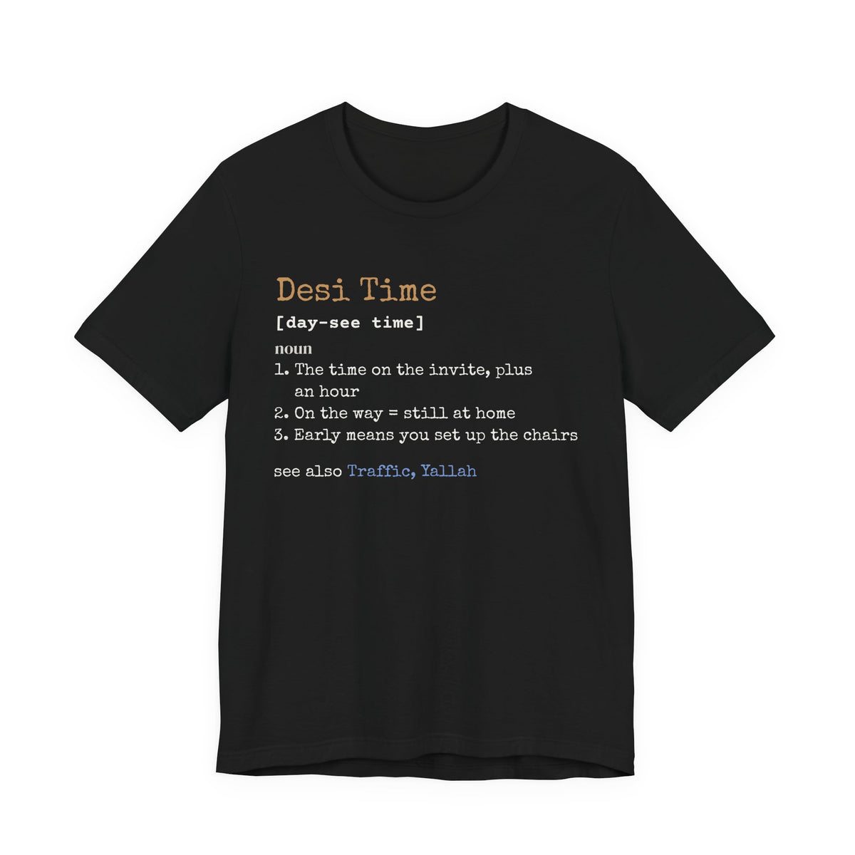 Desi Time Definition Islamic Shirt | Funny Late Pakistani Indian Party | AdabStars Islamic Apparel