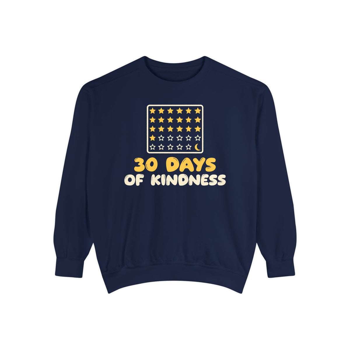 30 Days Of Kindness Ramadan Sweatshirt | Ramadan Kids Star Chart Good Deeds | AdabStars Islamic Kids Apparel