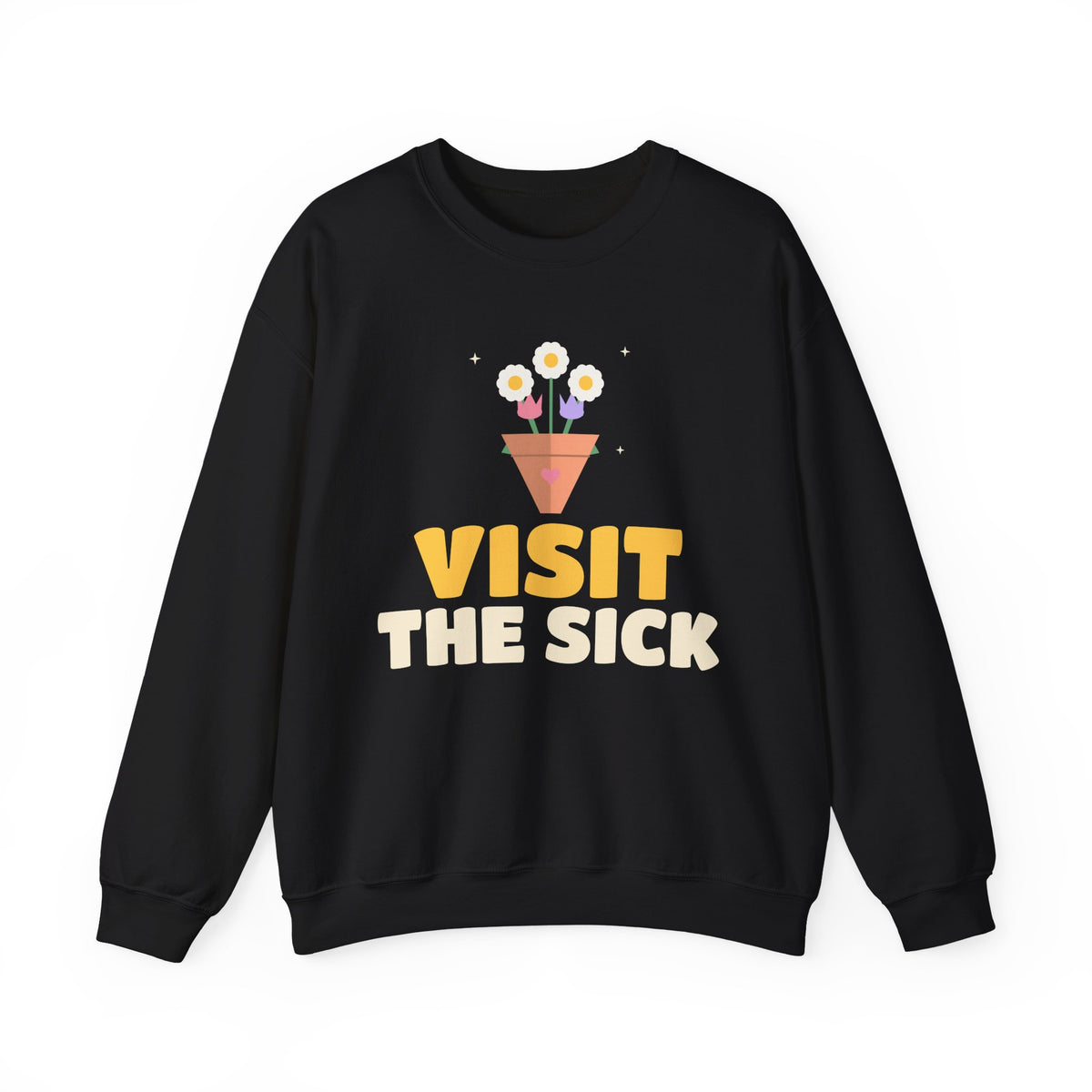Visit the Sick Islamic Crewneck Sweatshirt in Black – AdabStars