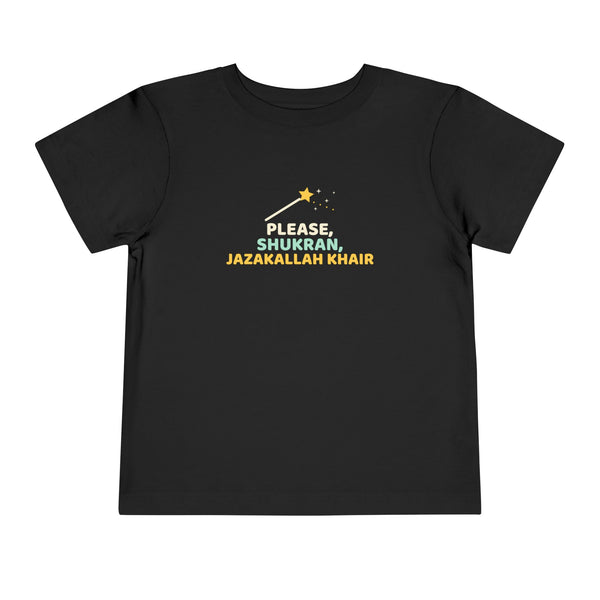 Magic Words Toddler T-Shirt in Black – AdabStars