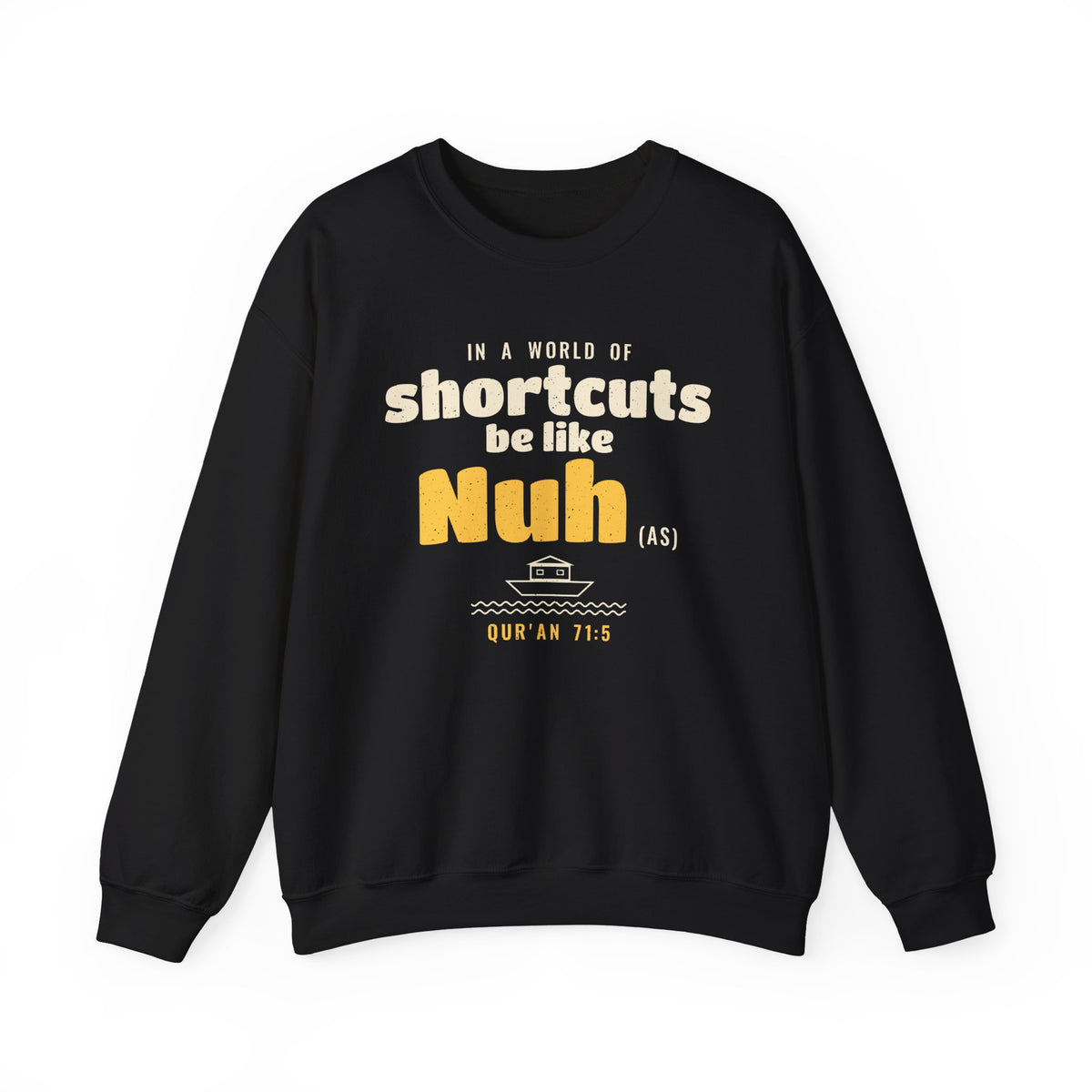 Be Like Nuh (AS) Crewneck Sweatshirt in Black – AdabStars