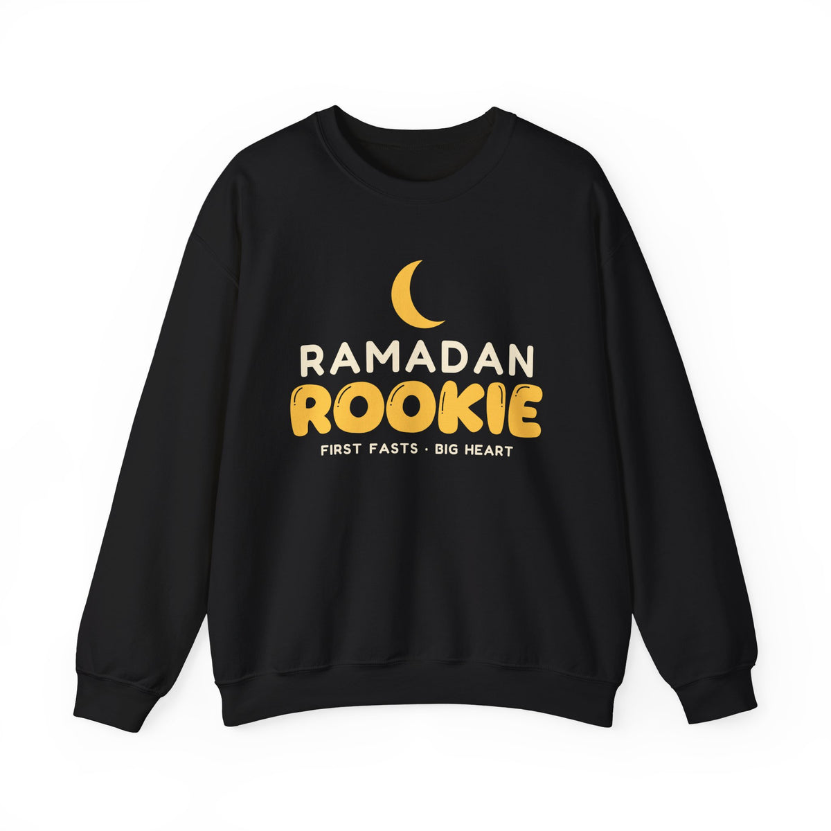 Ramadan Rookie Crewneck Sweatshirt in Black – AdabStars