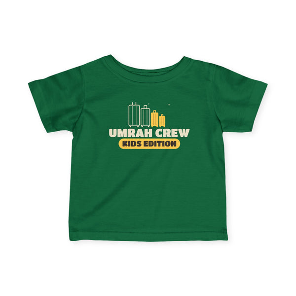 Umrah Crew Kids Edition Baby T-Shirt in Kelly – AdabStars