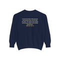 With Hardship Comes Ease Sweatshirt | Surah Ash-Sharh Qur'an 94:5-6 on the Back Islamic Reminder | AdabStars
