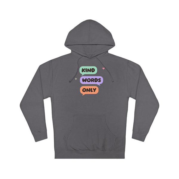 Kind Words Only Islamic Hoodie | Adab Kids Kind Words Only Speech Bubbles Gentle Muslim | AdabStars Islamic Kids Apparel