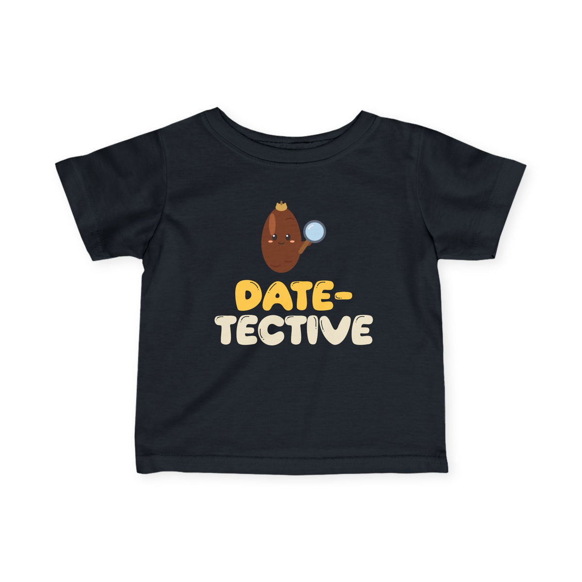 Date Tective Ramadan Baby T-Shirt in Black – AdabStars