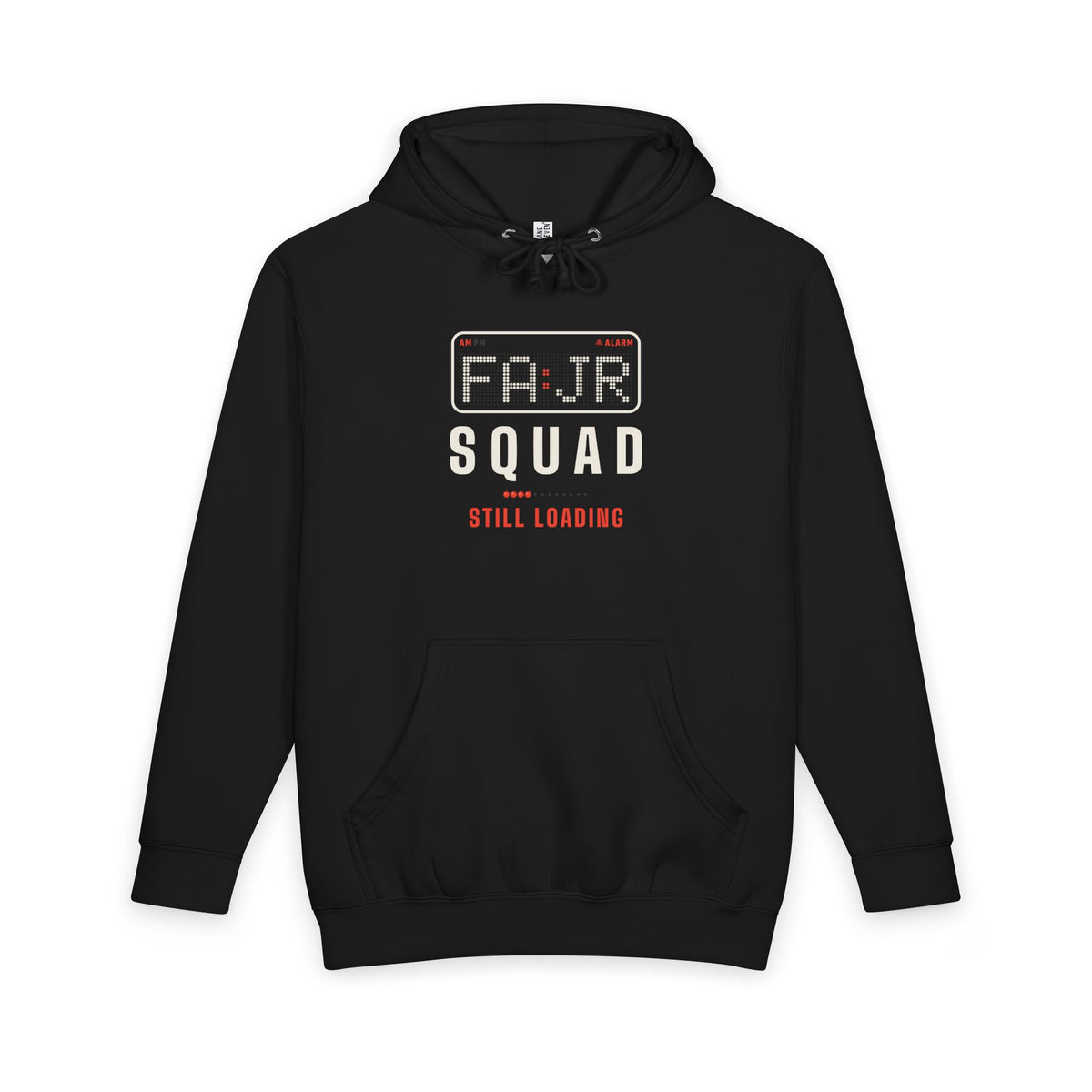 Fajr Squad: Still Loading Islamic Heavyweight Premium Heavyweight Hoodie in Black – AdabStars