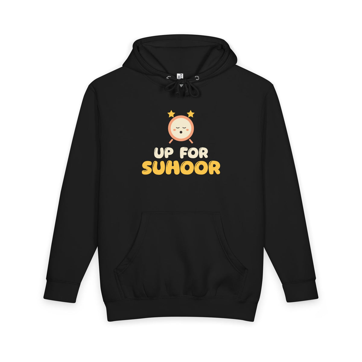 Up For Suhoor Heavyweight Premium Heavyweight Hoodie in Black – AdabStars