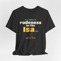 Be Like Isa (AS) Shirt | Prophet Isa (Jesus) Gentleness Story, Qur'an 19:30-32 on the Back | AdabStars