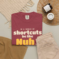 Be Like Nuh (AS) Heavyweight Tee, Front Print | Prophet Nuh (Noah) Perseverance Story | AdabStars